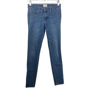 Hudson Girls Jeans Sz 16 Blue Denim Collin Skinny Flap Pockets Casual Streetwear